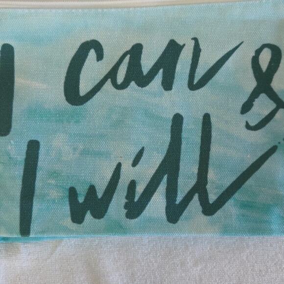 "I CAN & I WILL " Inspirational/Motivational Canvas Gift Set (Teal) - Picture 2 of 8